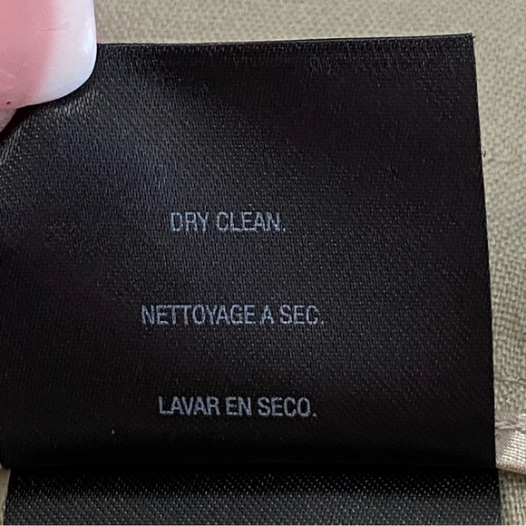 TAHARI / "Wes" Khaki Linen Blend Wide Leg Pants Size 6 - Picture 6 of 15